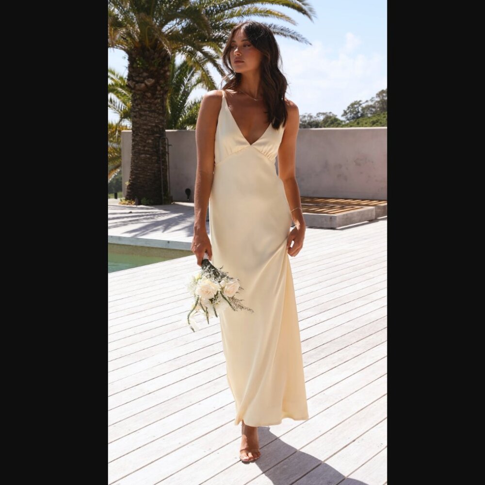 Billy J Ziah Maxi Dress - Yellow